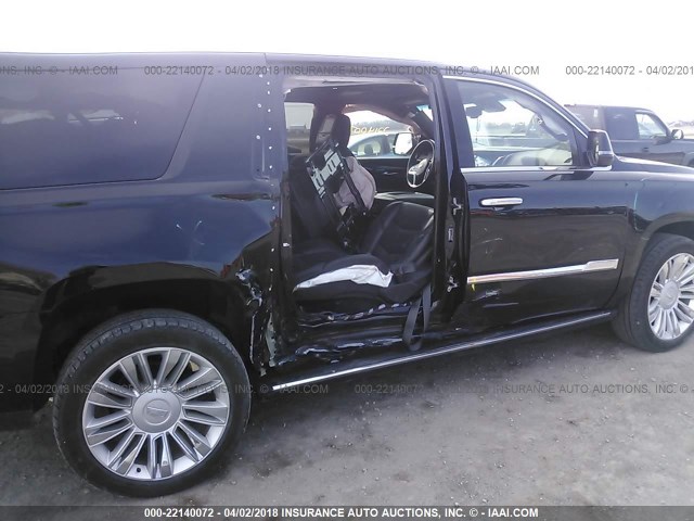 1GYS4KKJ7GR237728 - 2016 CADILLAC ESCALADE ESV PLATINUM BLACK photo 6