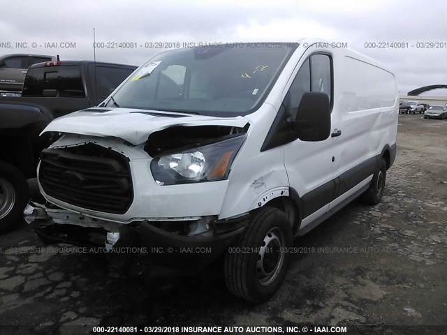 1FTYE1ZM1JKA02412 - 2018 FORD TRANSIT T-150 WHITE photo 2