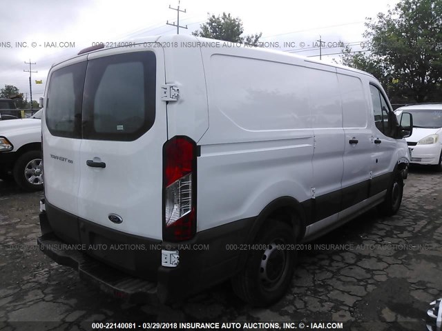 1FTYE1ZM1JKA02412 - 2018 FORD TRANSIT T-150 WHITE photo 4