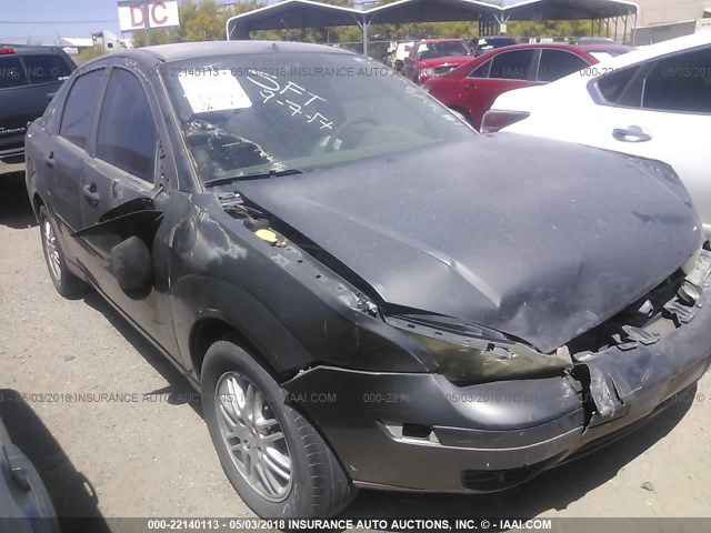 1FAFP34N37W163025 - 2007 FORD FOCUS ZX4/S/SE/SES GRAY photo 1