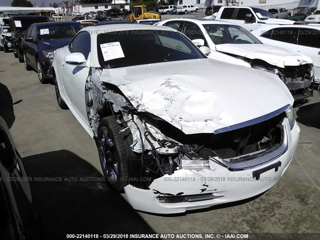 JTHFN45Y779011695 - 2007 LEXUS SC 430 WHITE photo 1