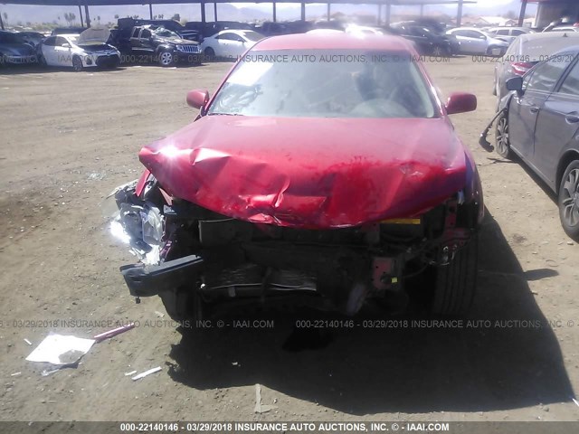 4T1BK3EK4AU105645 - 2010 TOYOTA CAMRY SE/LE/XLE 红色 照片 6