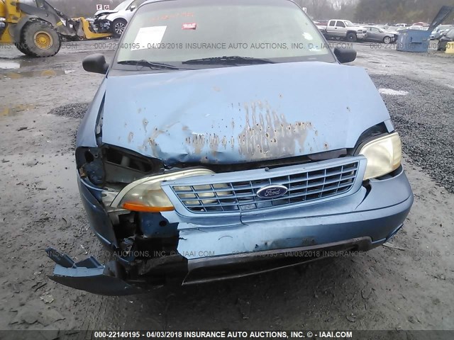 2FMZA51403BA61947 - 2003 FORD WINDSTAR LX BLUE photo 6