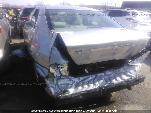 4T1BE32K14U835934 - 2004 TOYOTA CAMRY LE/XLE/SE SILVER photo 6