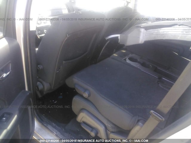 3D4PG5FV9AT105640 - 2010 DODGE JOURNEY SXT SILVER photo 8