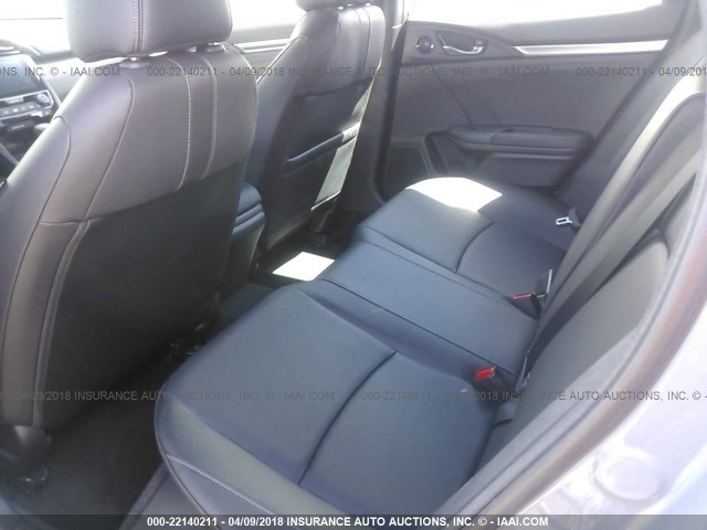 SHHFK7H79JU209768 - 2018 HONDA CIVIC EXL BLUE photo 8