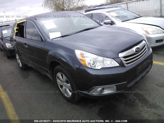 4S4BRBCC0B3441334 - 2011 SUBARU OUTBACK 2.5I PREMIUM GRAY photo 1