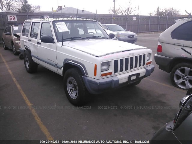 1J4FF68S8XL588377 - 1999 JEEP CHEROKEE SPORT/CLASSIC Biały zdjęcie 1