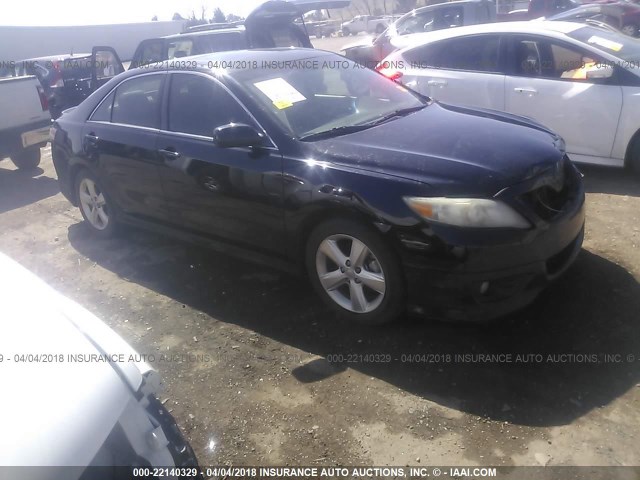 4T1BF3EK3BU677814 - 2011 TOYOTA CAMRY SE/LE/XLE BLACK photo 1