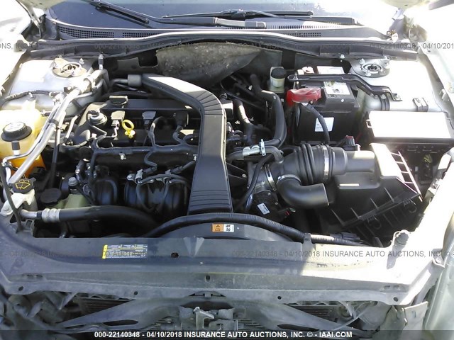 3FAHP08Z68R124809 - 2008 FORD FUSION SEL BEIGE photo 10