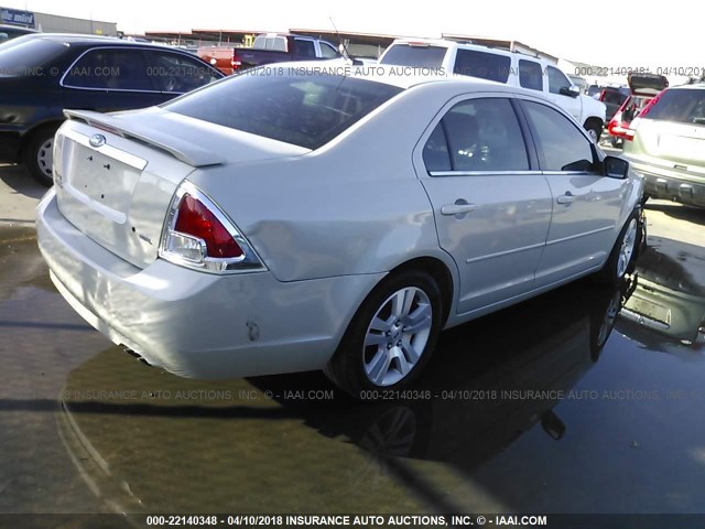 3FAHP08Z68R124809 - 2008 FORD FUSION SEL BEIGE photo 4
