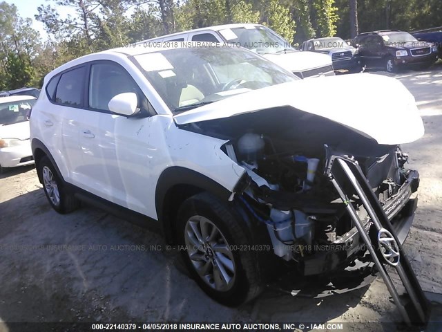 KM8J23A45GU060324 - 2016 HYUNDAI TUCSON SE WHITE photo 1