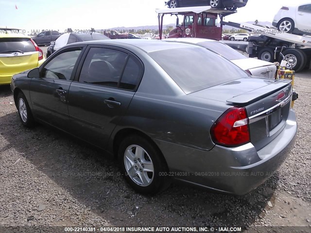 1G1ZT54805F287882 - 2005 CHEVROLET MALIBU LS ნაცრისფერი ფოტო 3