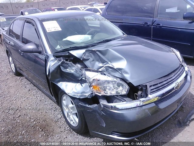 1G1ZT54805F287882 - 2005 CHEVROLET MALIBU LS ნაცრისფერი ფოტო 6