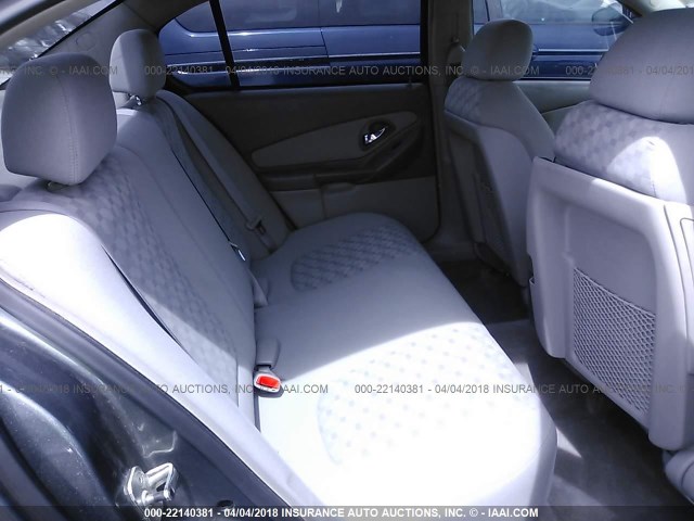 1G1ZT54805F287882 - 2005 CHEVROLET MALIBU LS ნაცრისფერი ფოტო 8