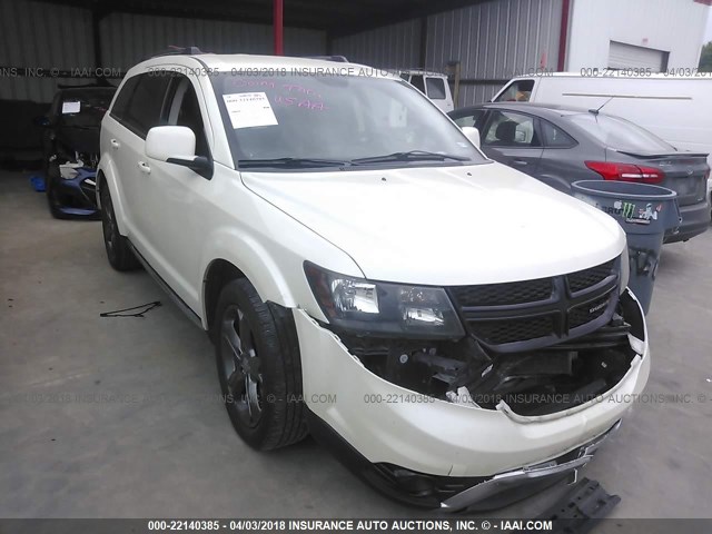 3C4PDCGG2FT659524 - 2015 DODGE JOURNEY CROSSROAD WHITE photo 1