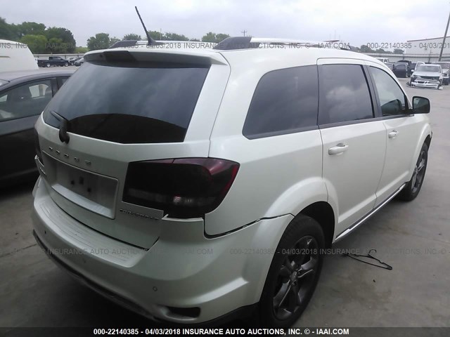 3C4PDCGG2FT659524 - 2015 DODGE JOURNEY CROSSROAD WHITE photo 4