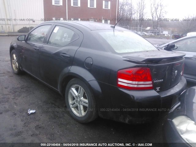 1B3CC5FB2AN174653 - 2010 DODGE AVENGER R/T BLACK photo 3