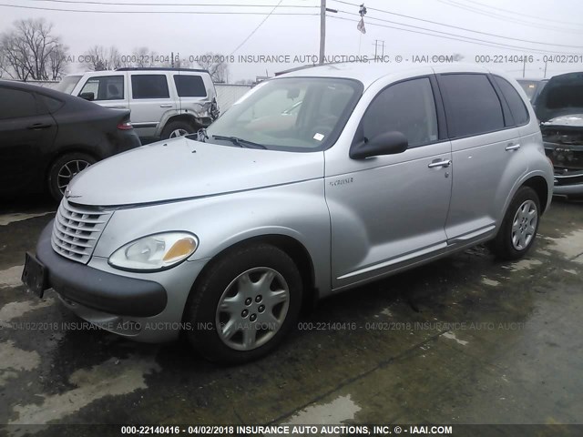 3C4FY48B92T385158 - 2002 CHRYSLER PT CRUISER CLASSIC SILVER photo 2