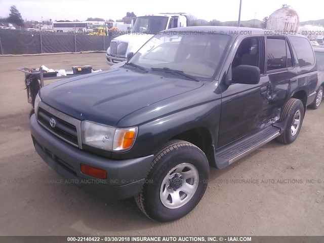 JT3GM84R2W0034738 - 1998 TOYOTA 4RUNNER GREEN photo 2