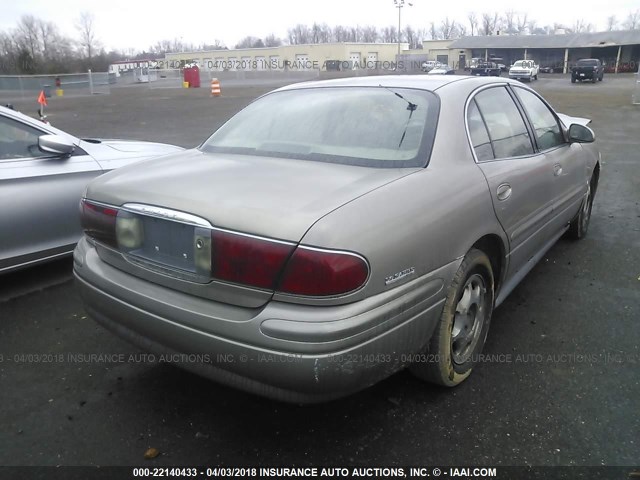 1G4HR54K22U282456 - 2002 BUICK LESABRE LIMITED TAN photo 4