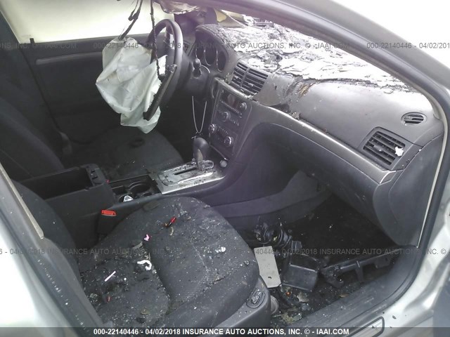 1G8ZV57747F164930 - 2007 SATURN AURA XR SILVER photo 5