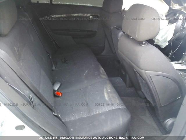 1G8ZV57747F164930 - 2007 SATURN AURA XR SILVER photo 8