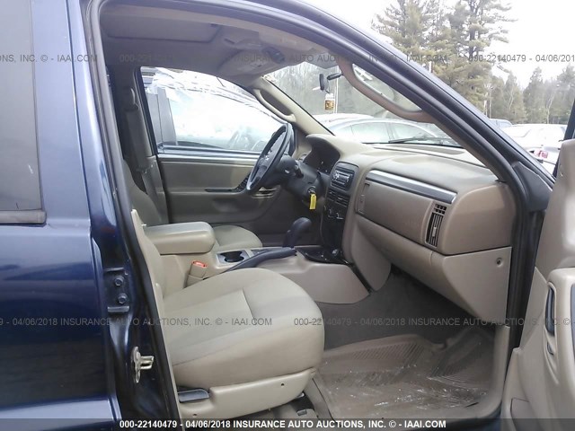 1J4GW48N14C433863 - 2004 JEEP GRAND CHEROKEE LAREDO/COLUMBIA/FREEDOM 深蓝色 照片 5