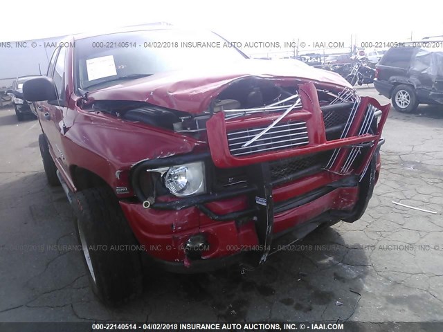 3D7KU28D24G118851 - 2004 DODGE RAM 2500 ST/SLT 红色 照片 6