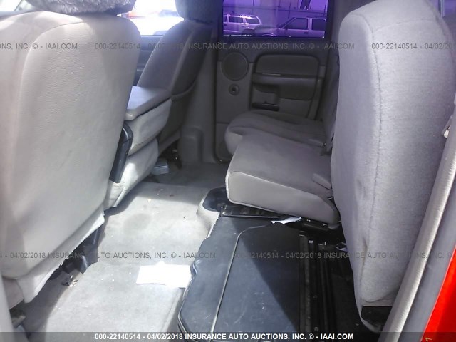 3D7KU28D24G118851 - 2004 DODGE RAM 2500 ST/SLT 红色 照片 8