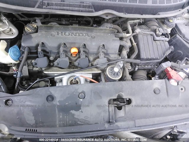 2HGFA16929H338755 - 2009 HONDA CIVIC EXL 银色 照片 10