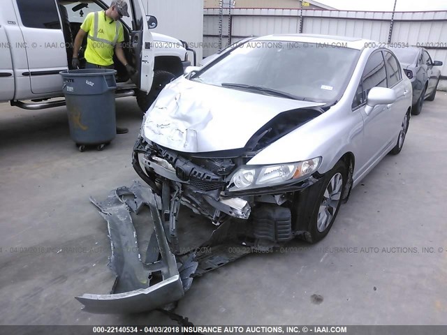 2HGFA16929H338755 - 2009 HONDA CIVIC EXL 银色 照片 2