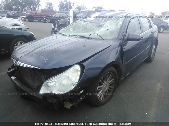 1C3LC56R48N205718 - 2008 CHRYSLER SEBRING TOURING BLUE photo 2