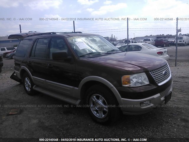 1FMFU18546LA97484 - 2006 FORD EXPEDITION EDDIE BAUER MAROON photo 1