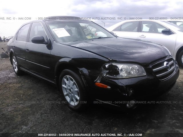 JN1DA31D22T419277 - 2002 NISSAN MAXIMA GLE/GXE/SE BLACK photo 1