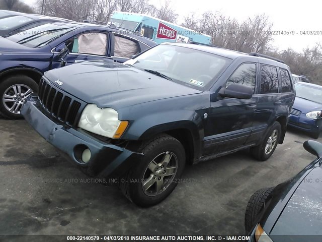 1J4HR48N75C719360 - 2005 JEEP GRAND CHEROKEE LAREDO/COLUMBIA/FREEDOM 绿色 照片 2