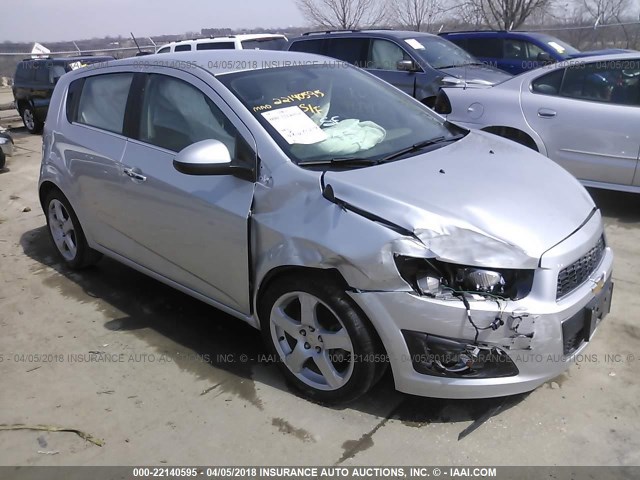 1G1JE6SB7G4149220 - 2016 CHEVROLET SONIC LTZ SILVER photo 1