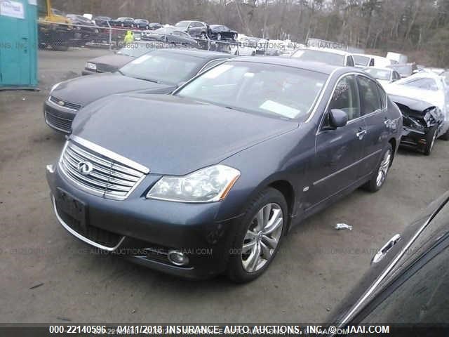 JNKAY01F18M655190 - 2008 INFINITI M35 SPORT BLUE photo 2