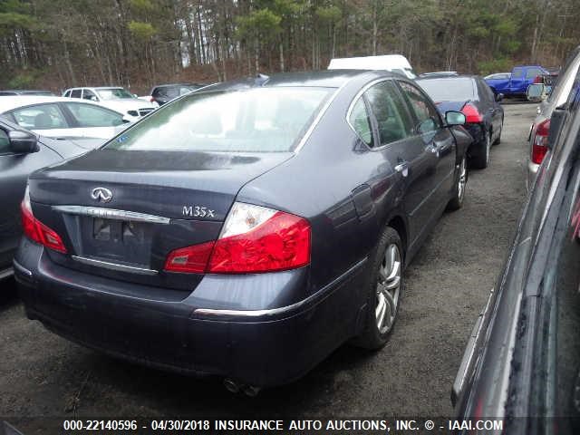 JNKAY01F18M655190 - 2008 INFINITI M35 SPORT BLUE photo 4