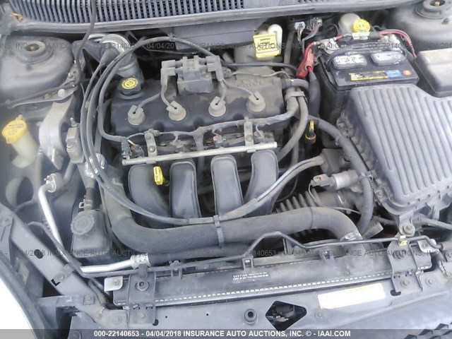 1B3ES56C94D608095 - 2004 DODGE NEON SXT GRAY photo 10