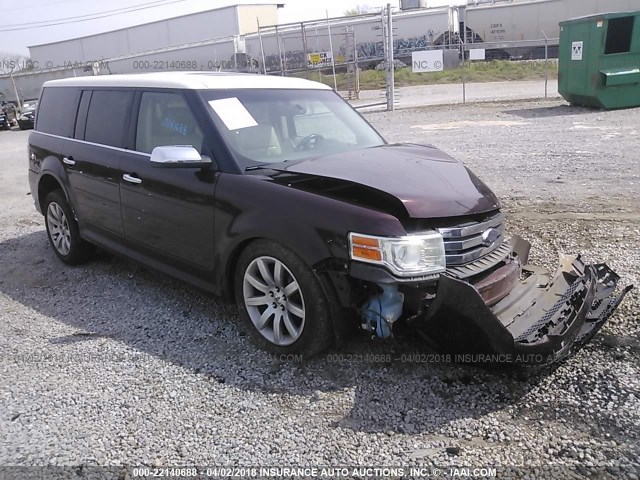 2FMDK53C39BA12570 - 2009 FORD FLEX LIMITED BURGUNDY photo 1