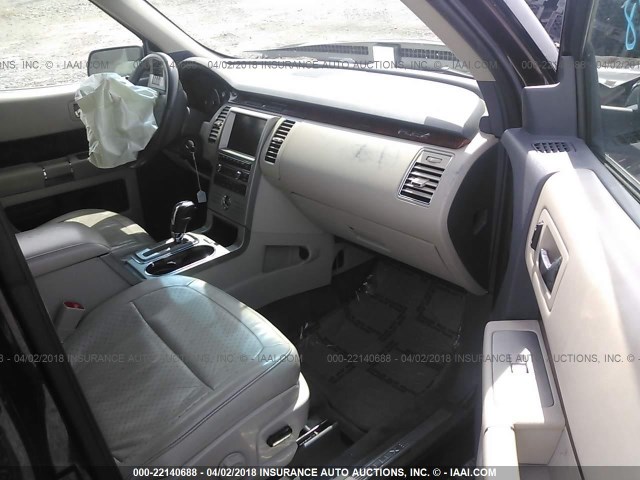 2FMDK53C39BA12570 - 2009 FORD FLEX LIMITED BURGUNDY photo 5