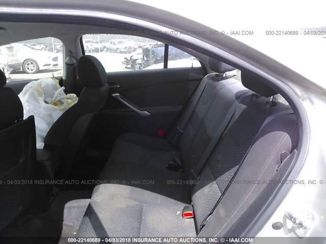 1G2ZG58N774113340 - 2007 PONTIAC G6 SE GRAY photo 8