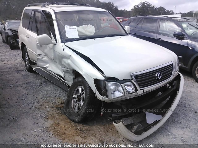 JT6HT00W1Y0087487 - 2000 LEXUS LX 470 WHITE photo 6