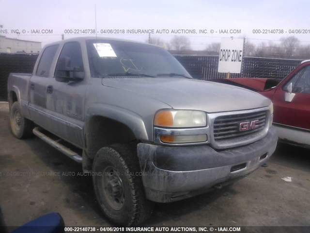 1GTHK23U12F174098 - 2002 GMC SIERRA K2500 HEAVY DUTY GRAY photo 1