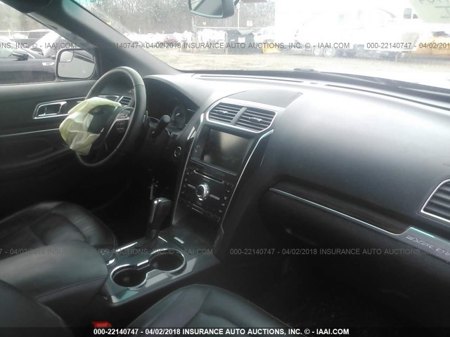 1FM5K8F81GGA71734 - 2016 FORD EXPLORER LIMITED 蓝色 照片 5