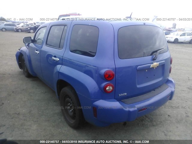 3GNCA33D58S670651 - 2008 CHEVROLET HHR LS ლურჯი ფოტო 3