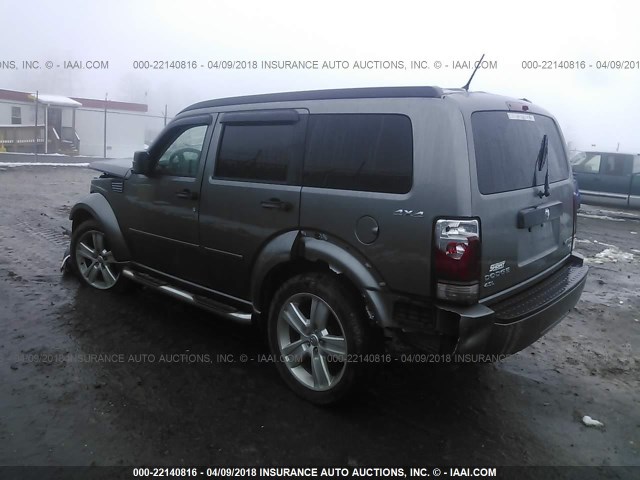 1D4PU4GXXBW607510 - 2011 DODGE NITRO HEAT GRAY photo 3