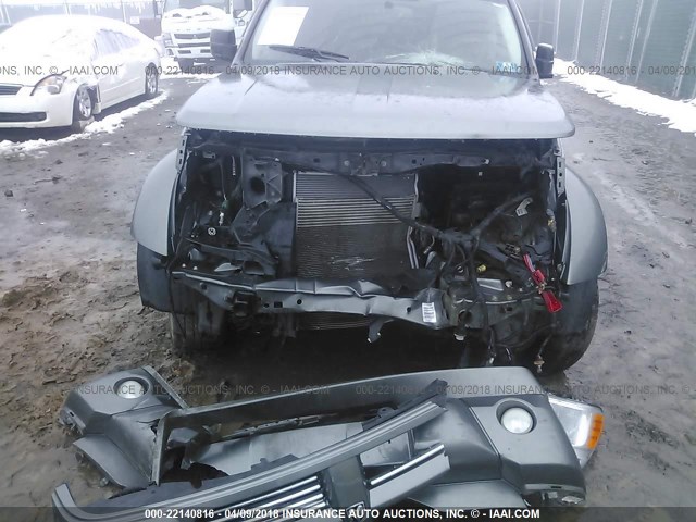 1D4PU4GXXBW607510 - 2011 DODGE NITRO HEAT GRAY photo 6