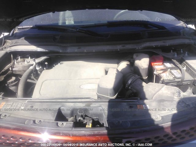 1FM5K8F85FGA40484 - 2015 FORD EXPLORER LIMITED 红色 照片 10